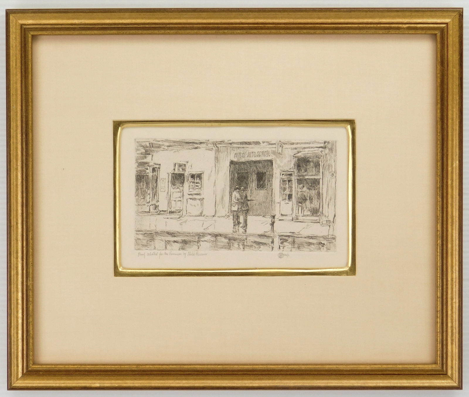 Childe Hassam (American, 1859-1935) etching (1 of 7)