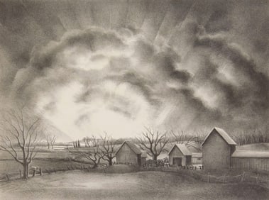 Victoria H. Huntley (American, 1900-1971) lithograph