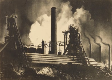 Victoria H. Huntley (American, 1900-1971) lithograph