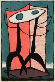 Edward Landon (American, 1911-1984) silkscreen