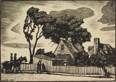 Julius J. Lankes (American, 1884-1960) wood engraving
