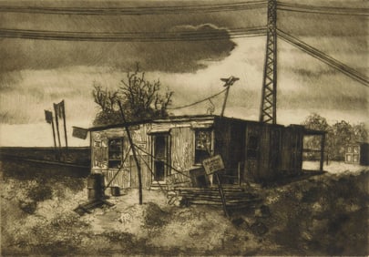 Samuel Margolies (American, 1897-1974) etching