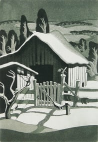 George Jo Mess (American, 1898-1962) aquatint