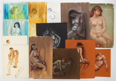 Albert Pels (American 1910-1998) drawings