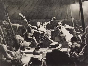 Robert Riggs (American, 1896-1970) lithograph