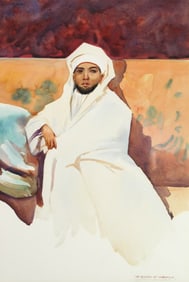 Arthur E. Schneider (American, 1866-1942) watercolor