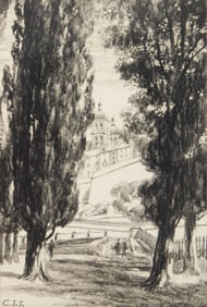 Charles S. Schneider (American, 1874-1932) drawing