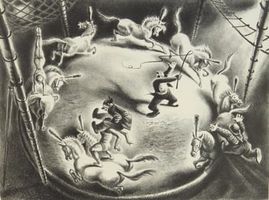 Georges Schreiber (American, 1904-1977) lithograph