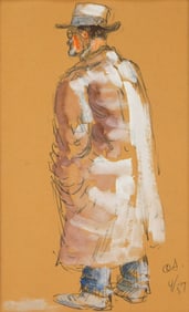 Clyde Singer (American, 1908-1999) mixed media