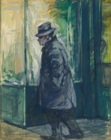 Clyde Singer (American, 1908-1999) gouache