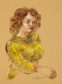 Clyde Singer (American, 1908-1999) mixed media