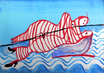 Louise Bourgeois (American, 1911-2010) lithograph