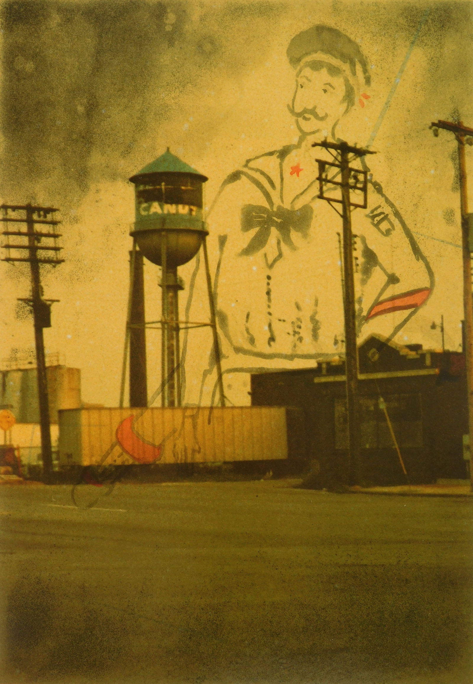 Michael Byron (American, 1954- ) aquatint and photolithography (1 of 3)