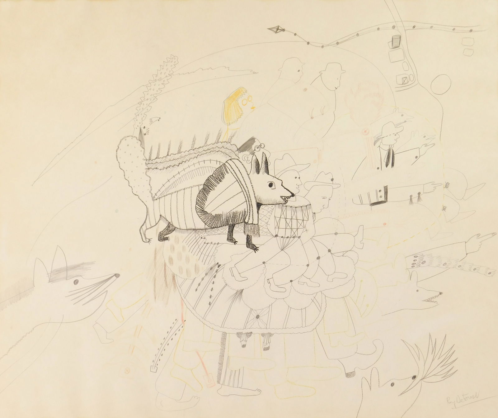 Roy De Forest (American, 1930-2007) (1 of 4)