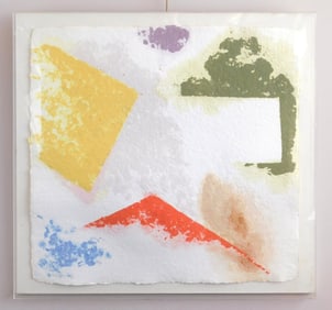 Friedel Dzubas (American, 1915 -1994) monoprint