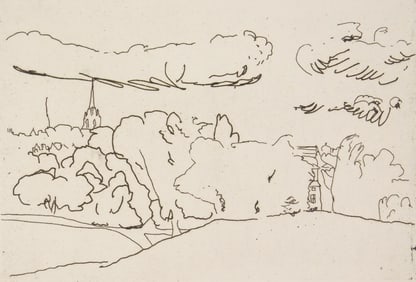 Barry Flanagan (British, 1941-2009) etching