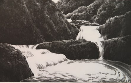 April Gornik (American, 1953- ) etching