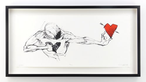 Derek Hess (American, 1964- ) lithograph