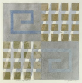 William Martin Jean (American, 1936- ) lithograph