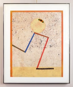 Marvin Jones (American, 1940-2005) mixed media on paper