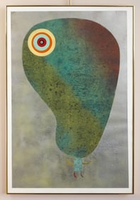 Marvin Jones (American, 1940-2005) mixed media on paper