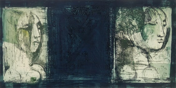 Liliana Porter (American, 1941- ) etching