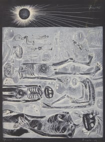 Mario Prassinos (French, 1916-1985) etching