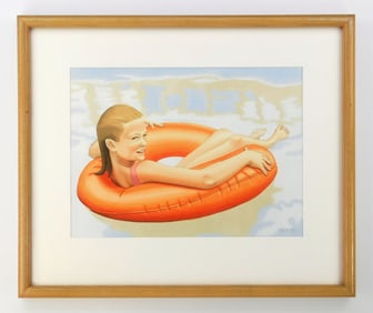 Gretchen O. Troibner (American, 1953- ) gouache