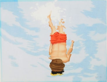 Gretchen O. Troibner (American, 1953- ) gouache