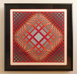 Victor Vasarely (French, 1906-1997) silkscreen