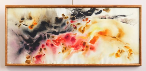 William E. Ward (American, 1922-2004) watercolor