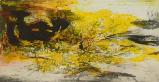 Zao Wou-Ki (Chinese 1921-2013) etching