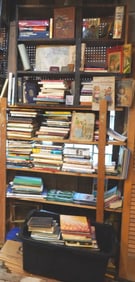 Large lot of books