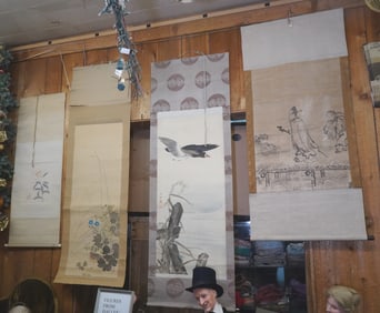 4 Asian scrolls