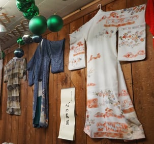 3 Japanese kimonos