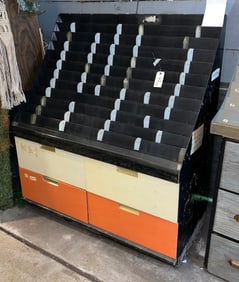 3 Greeting card display racks