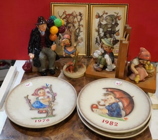 Lot of porcelain collectibles- figurines and plates