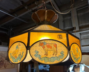 Leaded glass shade