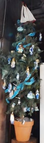Christmas tree with nautical theme