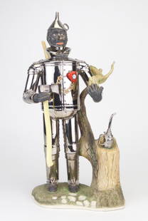 Goebel bisque figurine- Wizard of Oz: The Tin Woodmen bisque figurine created by&nbsp;Balint Kramlik. Numbered 76/500, produced by House of Goebel.&nbsp; 14&quot;h Jack Haley played the role of Tin Man in the original movie