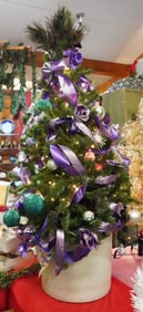 Decorated Christmas tree