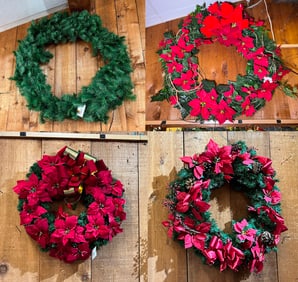 4 Large wreaths