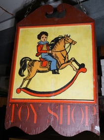 Antique style wood sign