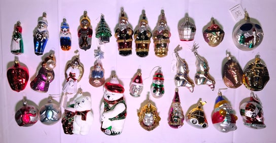 Bulk lot of Christmas tree ornaments