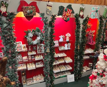 Large assortment of Christmas ornaments and decorations- Angel themed