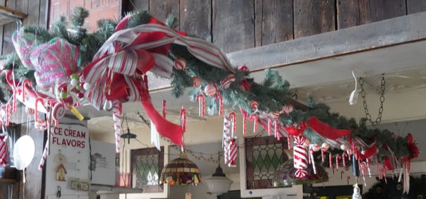 Decorated garland