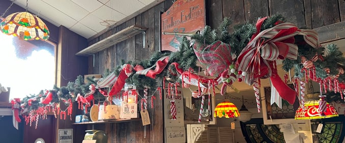 Decorated garland