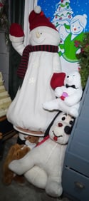 Lot of stuffed characters