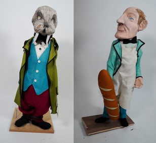 2 Automated dolls- Alice in Wonderland