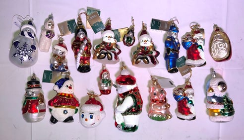 Bulk lot of Christmas tree ornaments
